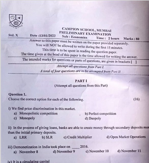 English General Paper